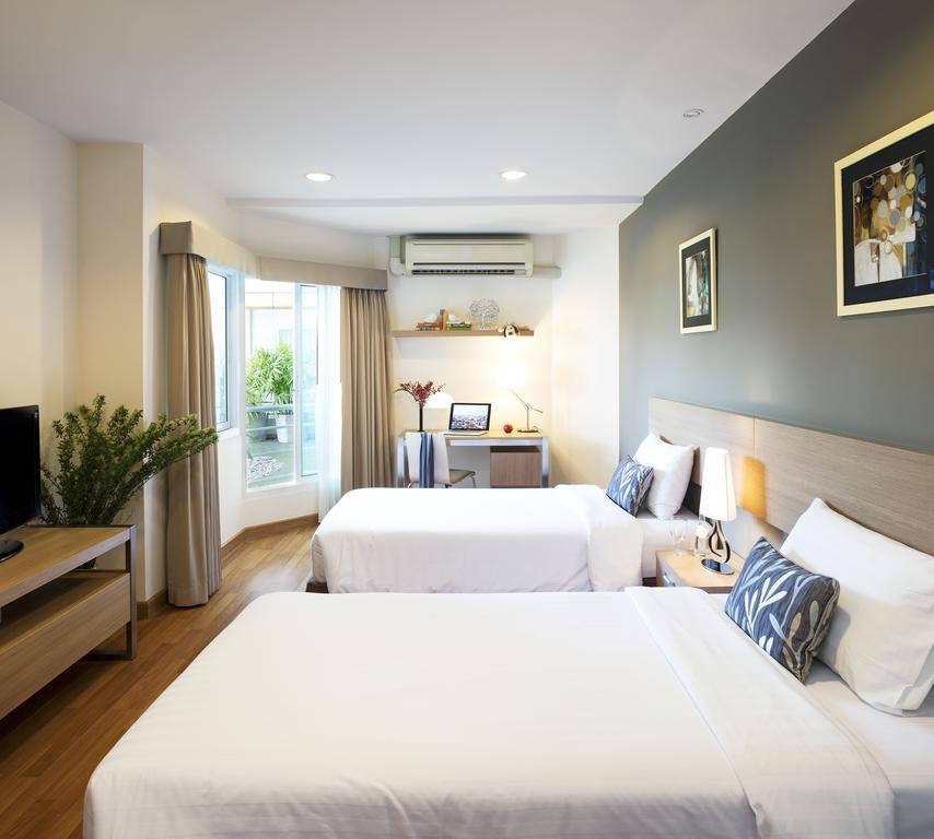 Viva Garden Serviced Residencia Bangkok Exterior foto
