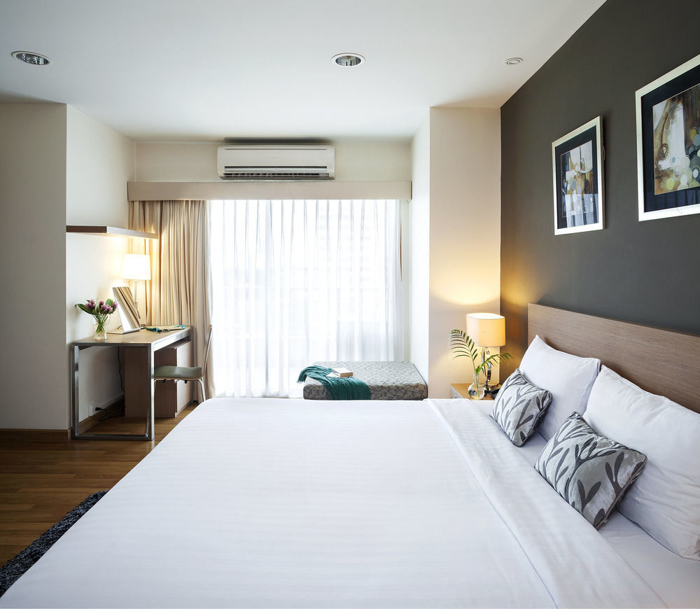 Viva Garden Serviced Residencia Bangkok Exterior foto